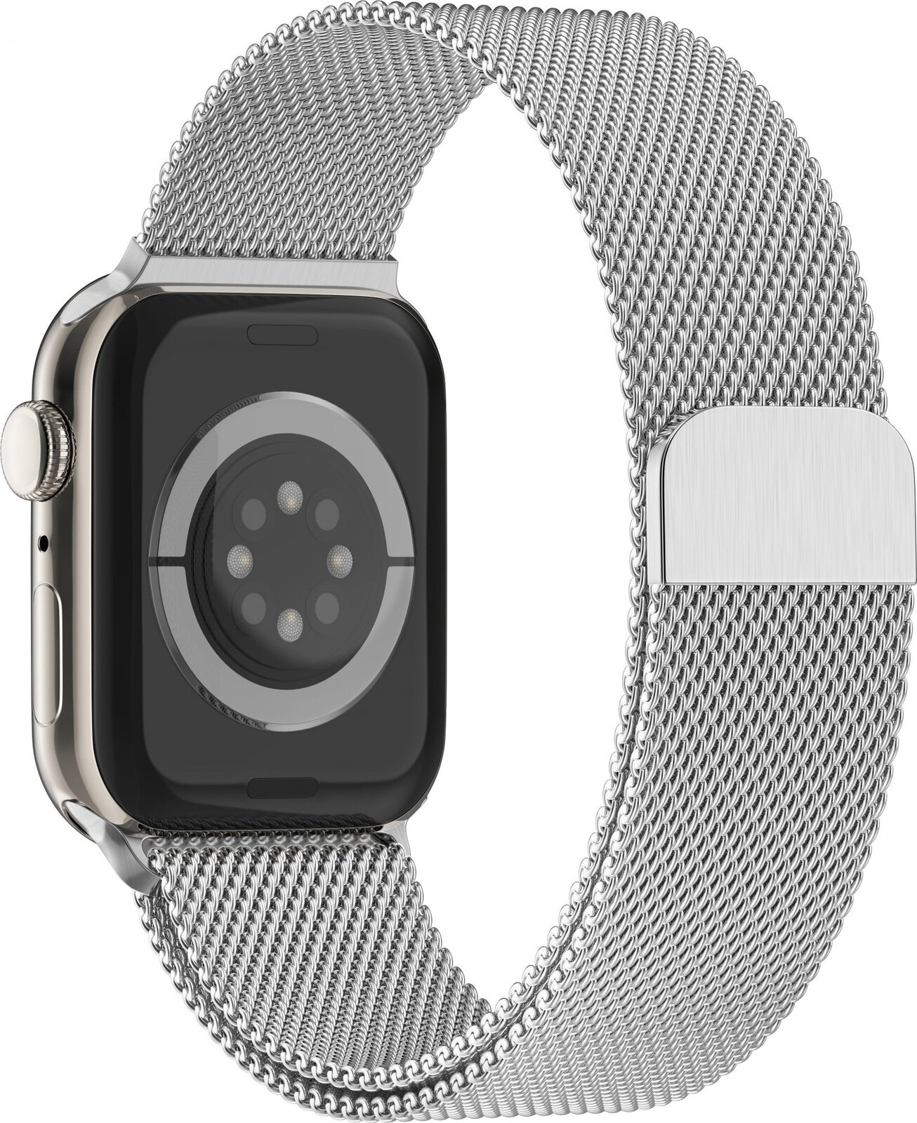 Eternico Elegance Milanese na Apple Watch 38mm / 40mm / 41mm / 42mm silver
