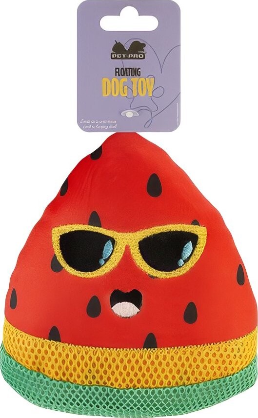 Pet Pro Plávajúca hračka pre psov – melón, 16 cm