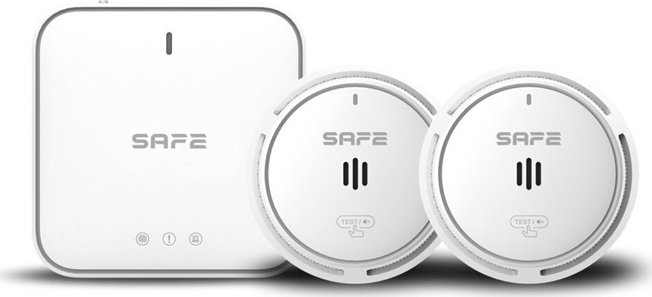 SAFE SET FIRE BASIC – 1× SAFE50HUB-WRF, 2× SAFE10Y30-RF
