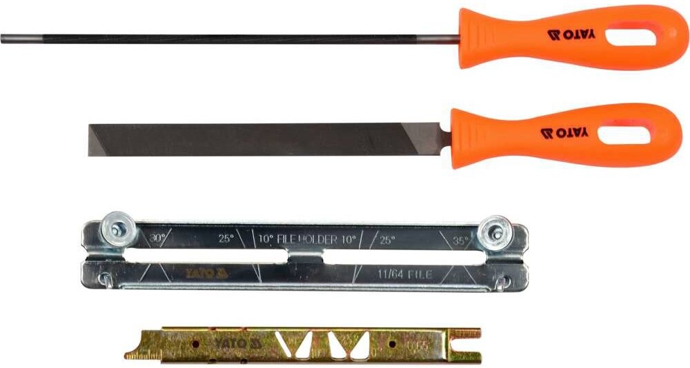 YATO Súprava na ostrenie pílových reťazí 4,8 mm