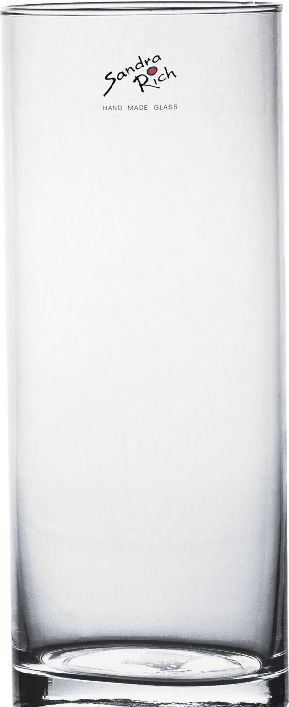 Sandra Rich Cyli Váza sklenená 25 cm, priemer 10 cm