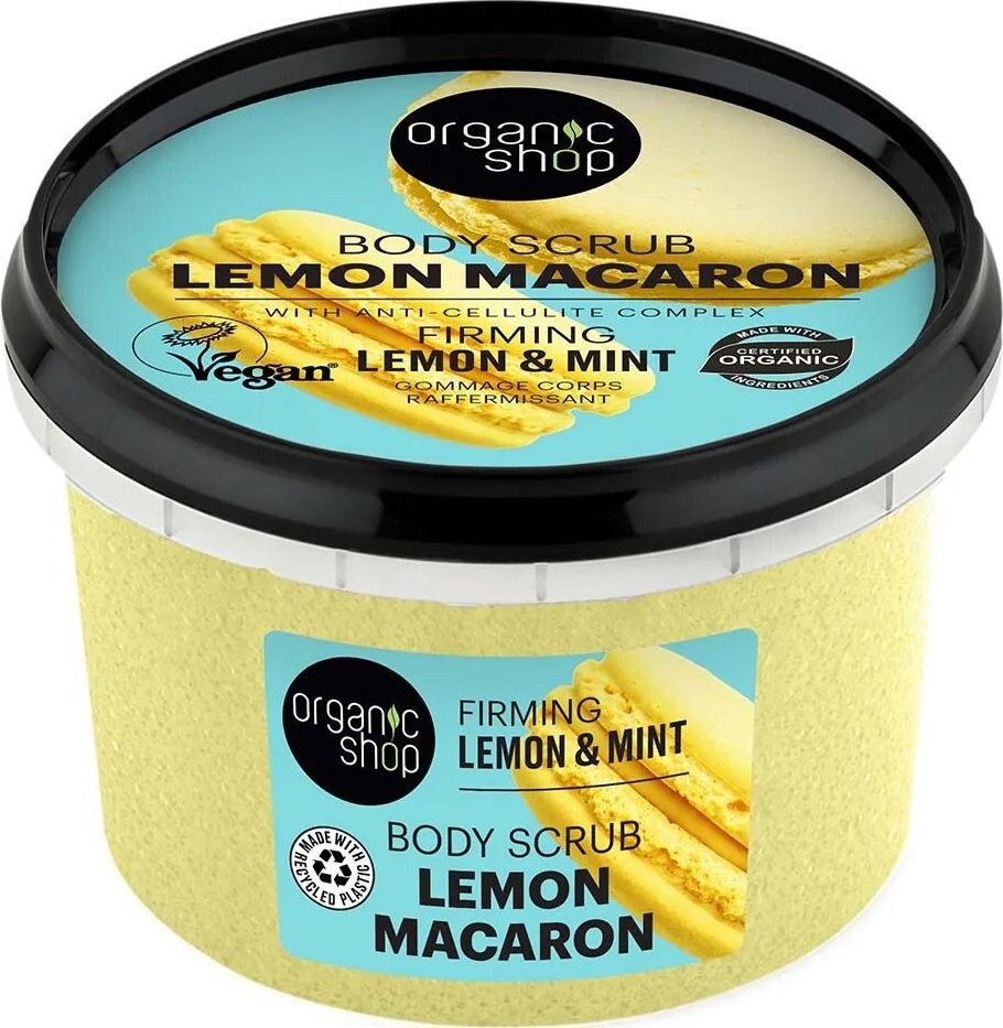 ORGANIC SHOP Lemon Macaron citrón a mäta 250 ml