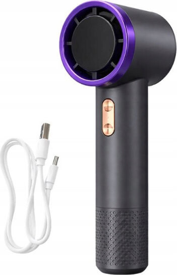Verk 27708 Ručný mini ventilátor, USB, 5 W, čierny