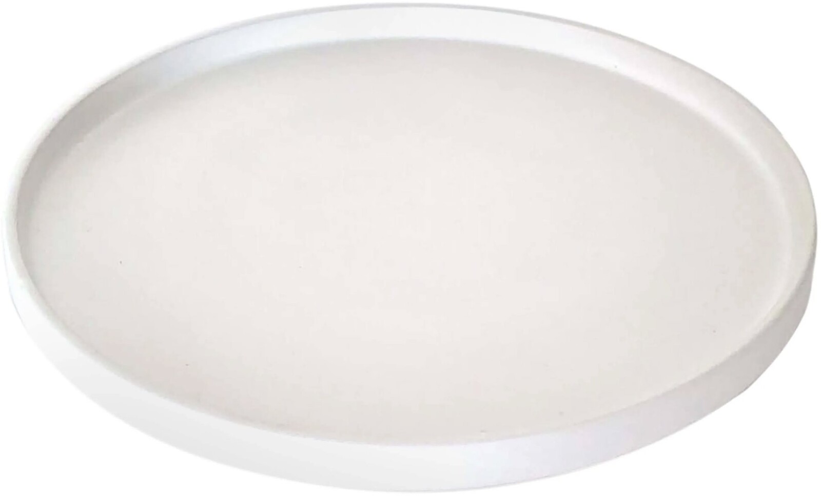 KITCHISIMO – Dezertný keramický tanier, 20 cm, biely matný