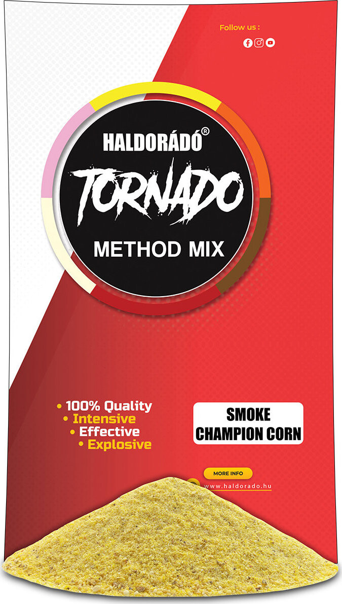 Haldorádó Method Mix Tornado Smoke 500 g Champion Corn