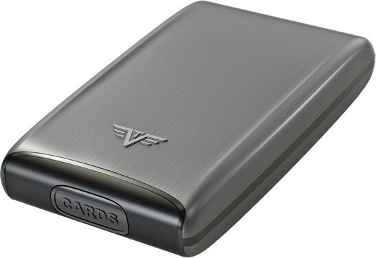 TRU VIRTU Credit Card Case RAZOR Fan – Taupe Rock