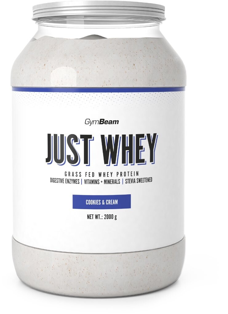 GymBeam Protein Just Whey 2000 g Cookies & Cream