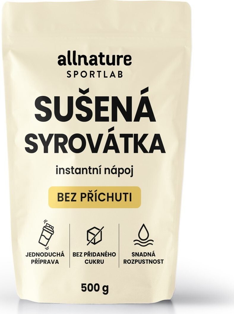 Allnature Sportlab Srvátka sušená 500 g