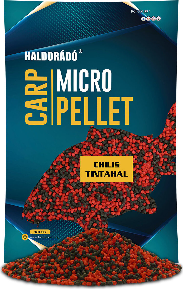 Haldorádó Pelety Carp Micro Pellet 600 g 2,5 mm Chilli chobotnica