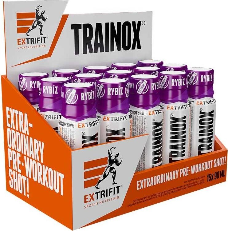 Extrifit Trainox Shot 15 × 90 ml black currant