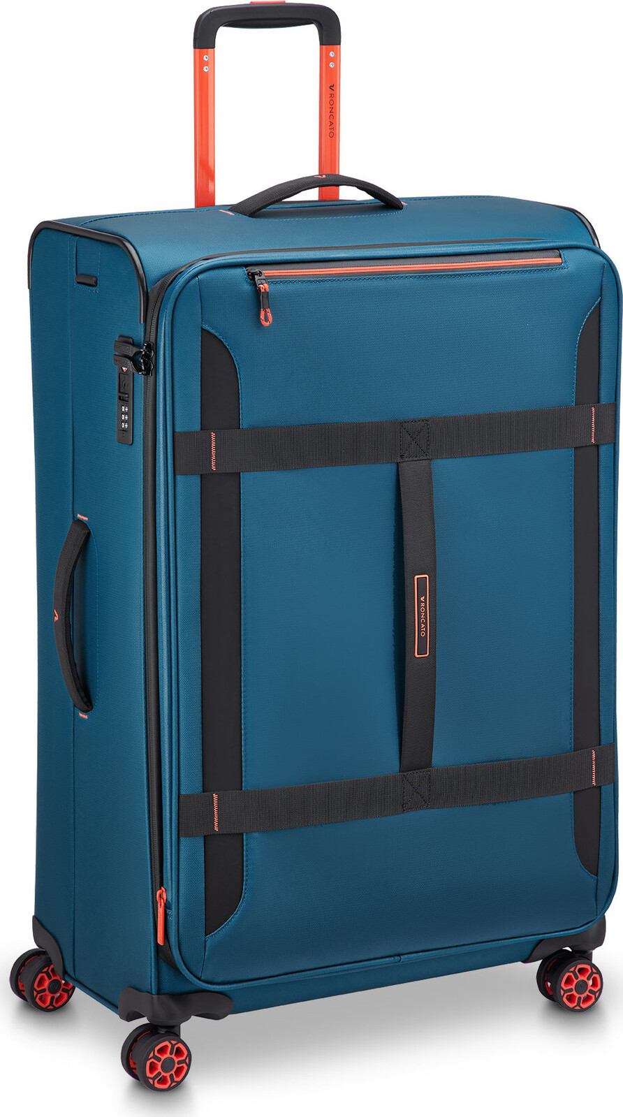 Roncato cestovný kufor NORWAY L modrý 78 × 44 × 31/36 cm