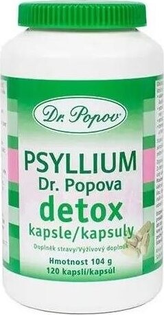 Dr. Popov Psyllium DETOX kapsuly 120 ks