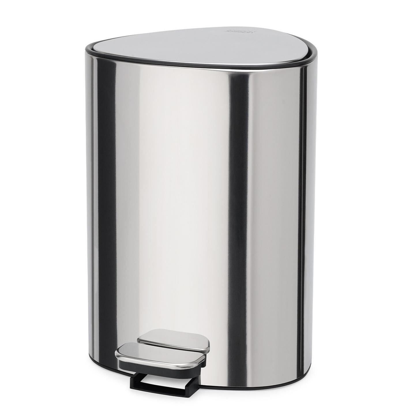 Pedálový odpadkový kôš EASYSTORE LUXE 70596 5 l, strieborná, nerezová oceľ, Joseph Joseph