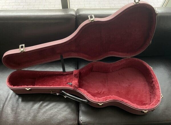 Dowina Acoustic Guitar Deluxe case RED
