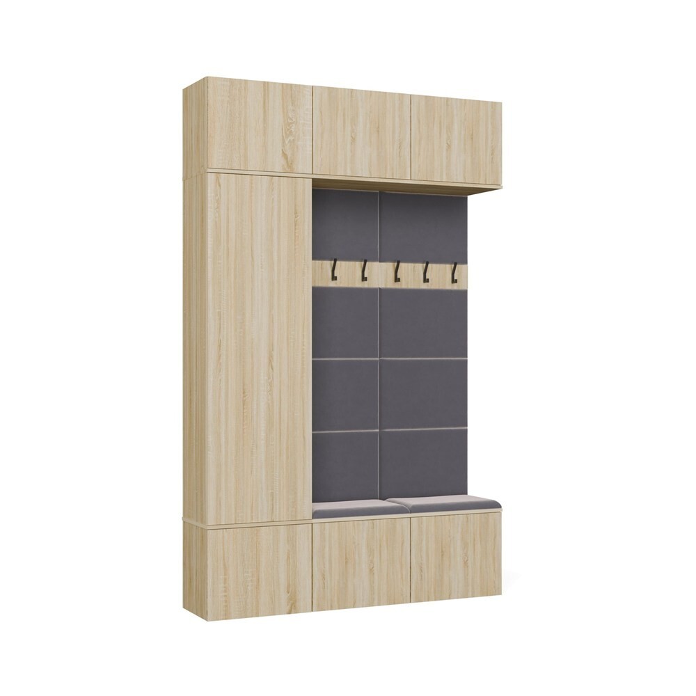 Předsíňová stěna Haga 1Sz2W 150 cm dub Sonoma