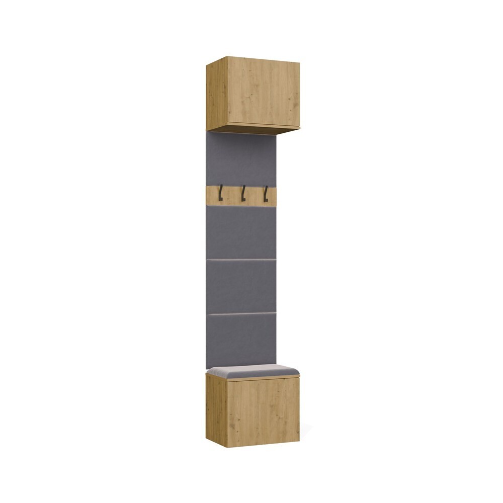 Předsíňová stěna HAGA 1W 50 cm dub Artisan