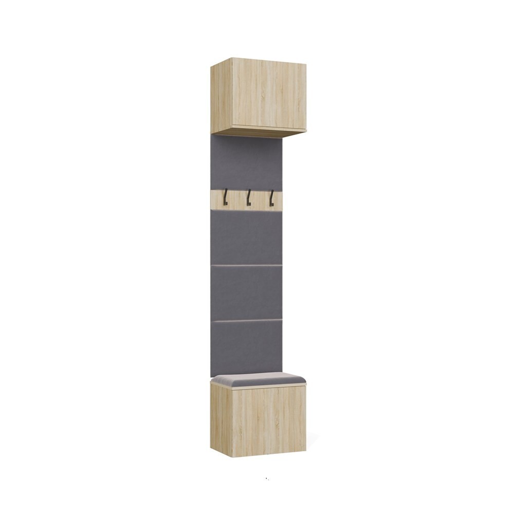Předsíňová stěna HAGA 1W 50 cm dub Sonoma