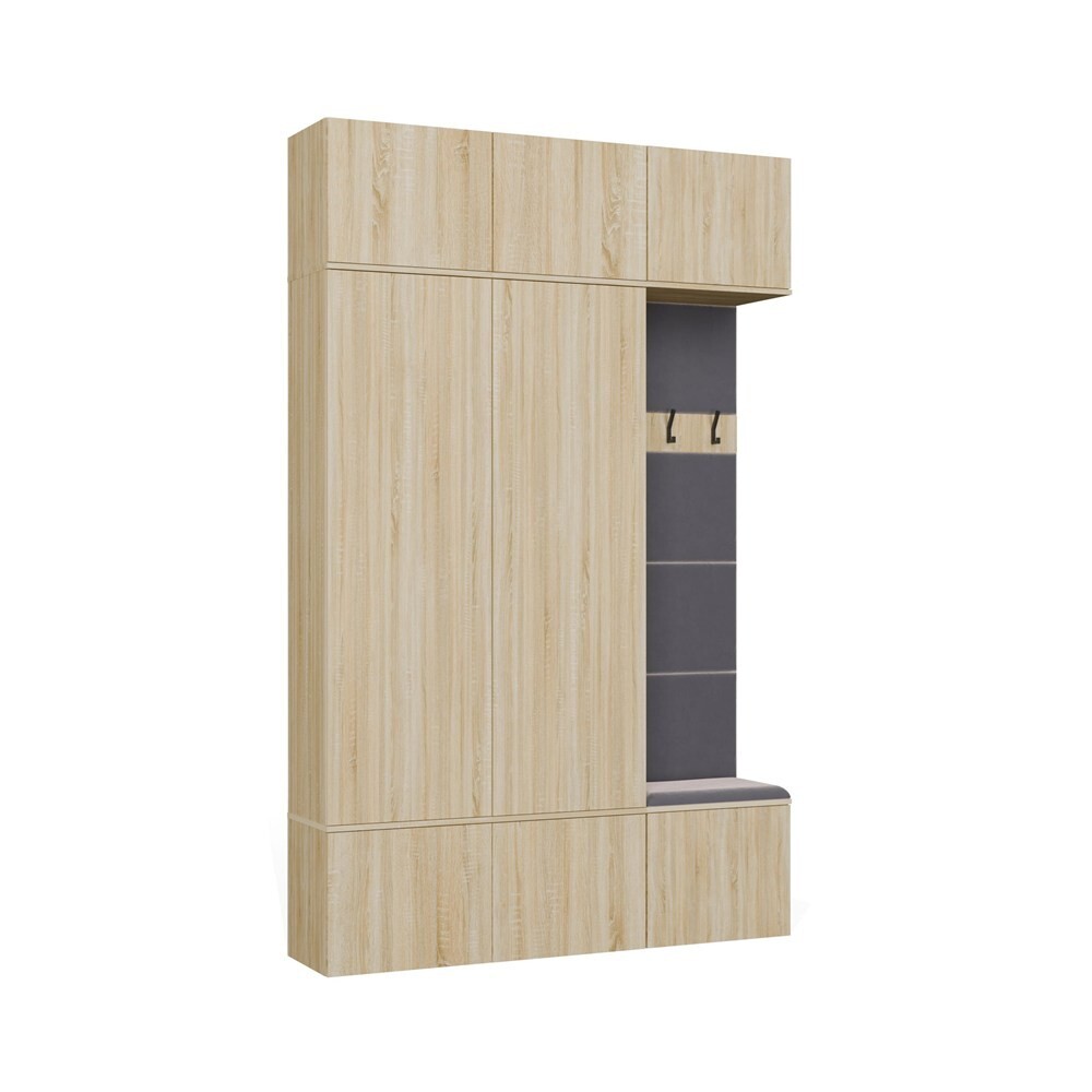 Předsíňová stěna Haga 2Sz1W 150 cm dub Sonoma
