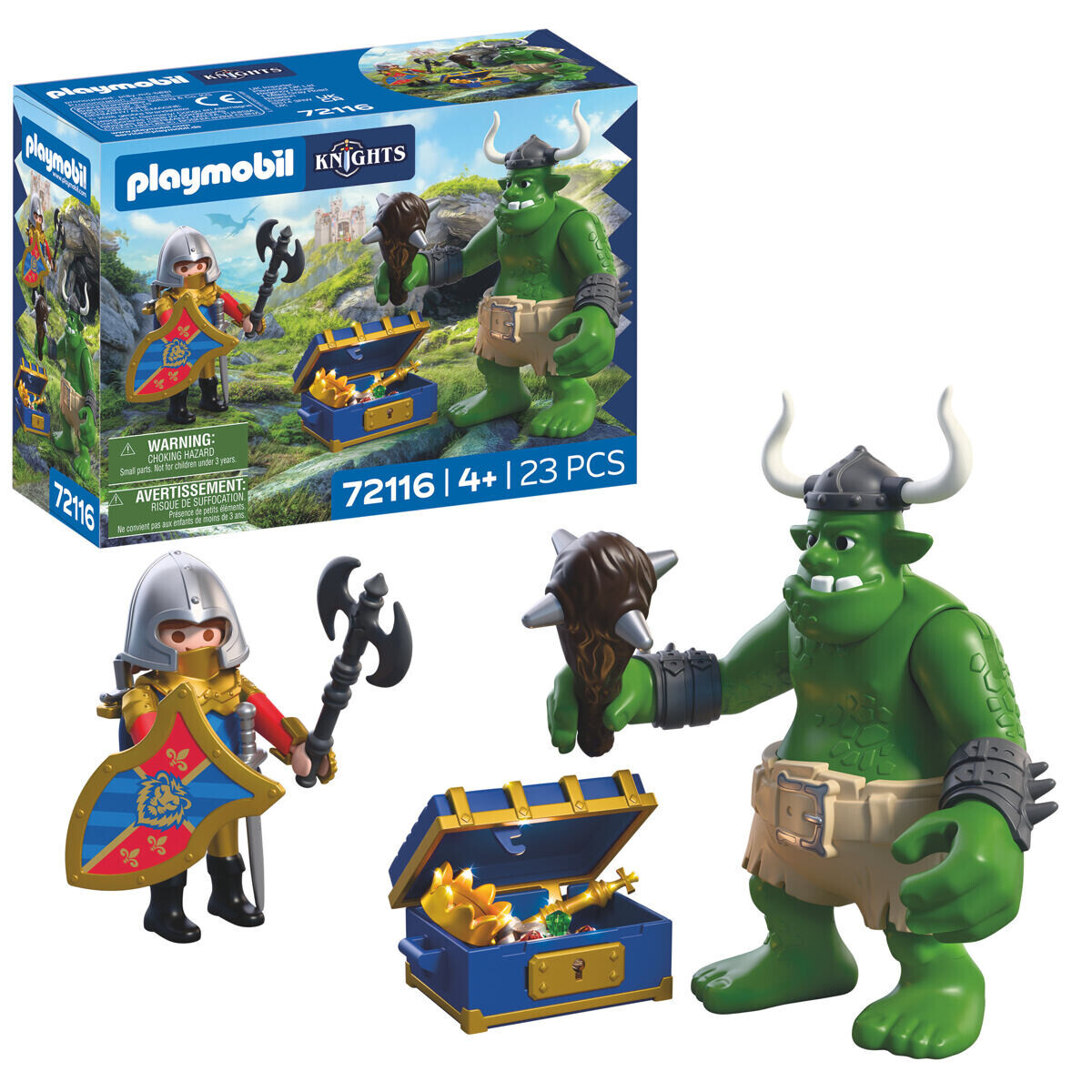 Playmobil Troll s pokladom Levích rytierov