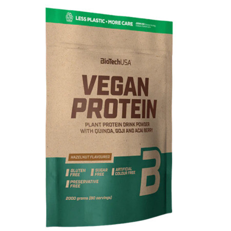 BIOTECHUSA Vegan protein lieskový orech 2000 g
