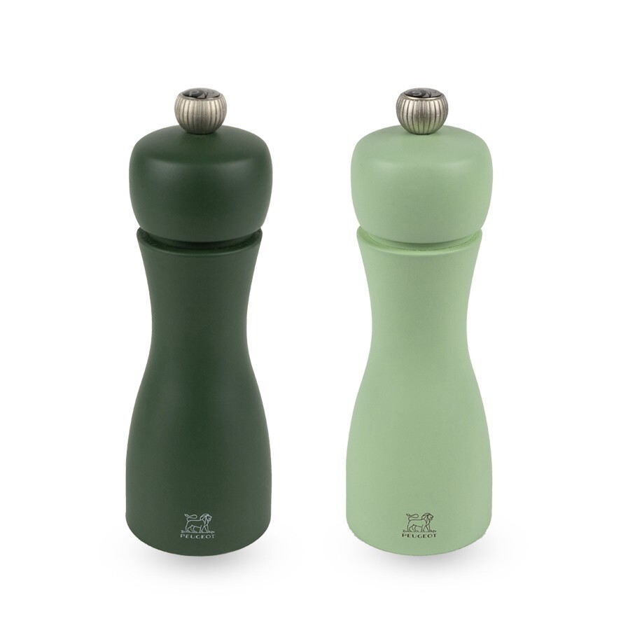 Peugeot Sada mlynčekov na soľ a korenie Tahiti Zirlion, 15 cm, zelená 2/4295000