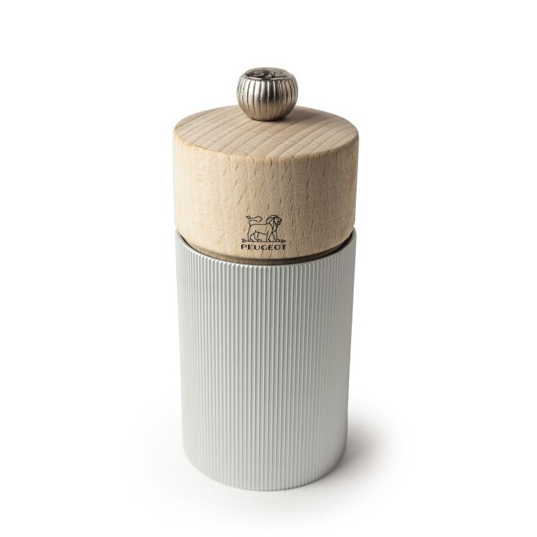 Peugeot Mlynček na soľ Line Zirlion, 12 cm, drevo / hliník 3989900