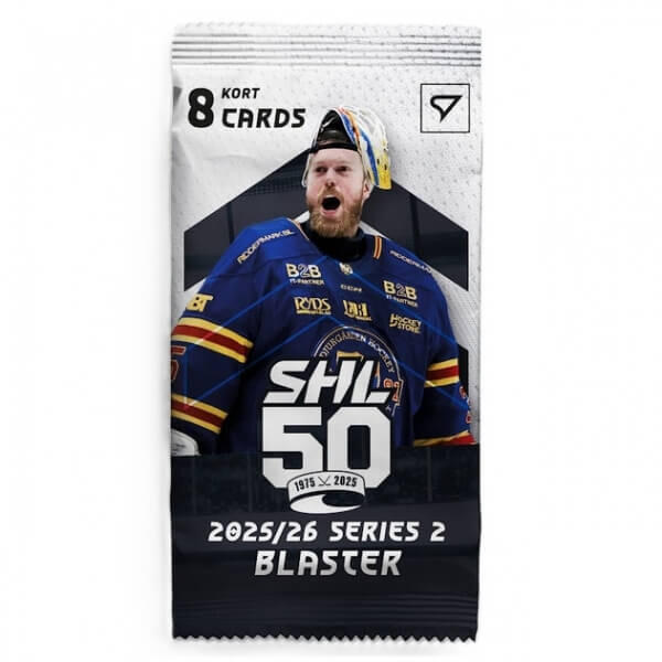 Sportzoo 2025-2026 Svenska hockeyligan SHL 2. séria Blaster balíček - hokejové karty