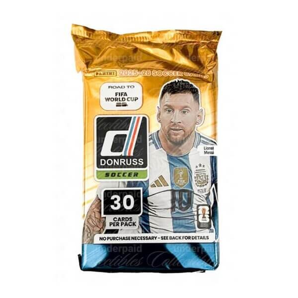 Panini 2025/2026 Panini Donruss Road to FIFA World Cup Hobby balíček - futbalové karty