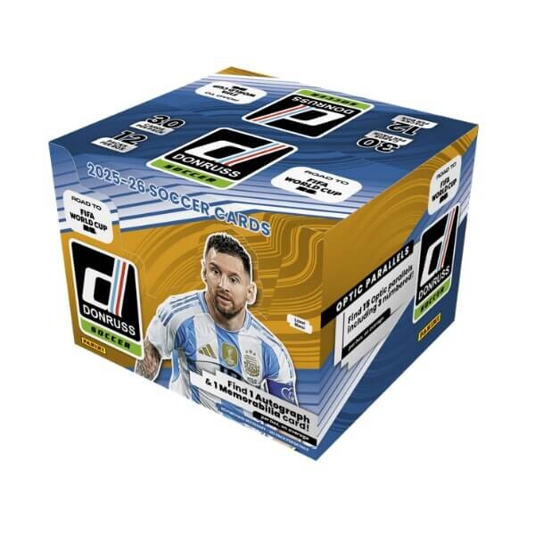 Panini 2025/2026 Panini Donruss Road to FIFA World Cup Hobby Box - futbalové karty