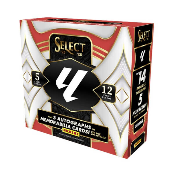Panini 2025-2026 Panini Select La Liga Hobby Box - futbalové karty
