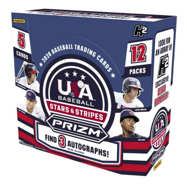 Panini 2026 Panini Prizm USA Stars and Stripes Baseball Hobby Hybrid H2