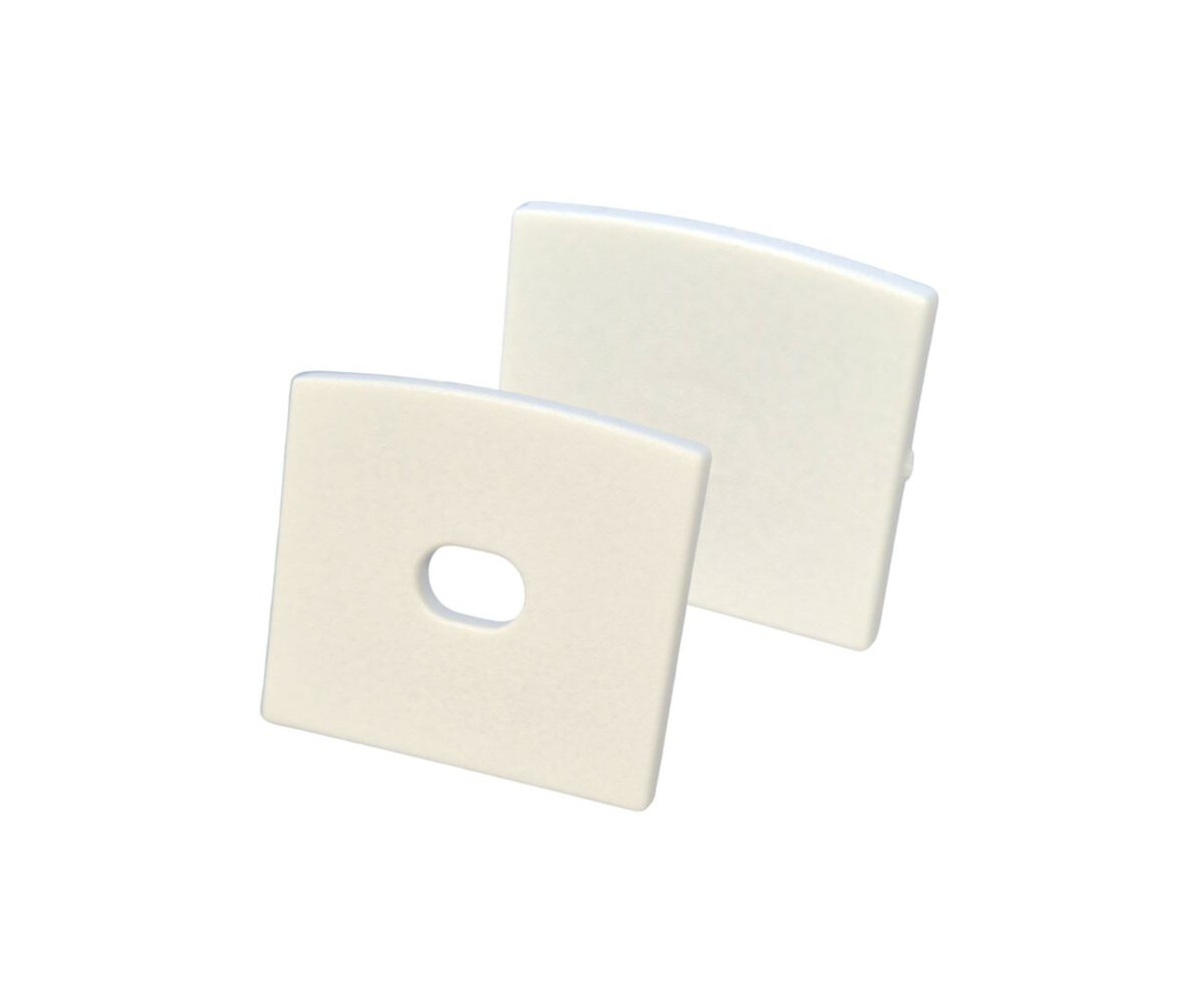 LED Solution Koncovka nástenného profilu N21 biela Vyberte variantu: Koncovka s otvorom LP112W-END-HOLE