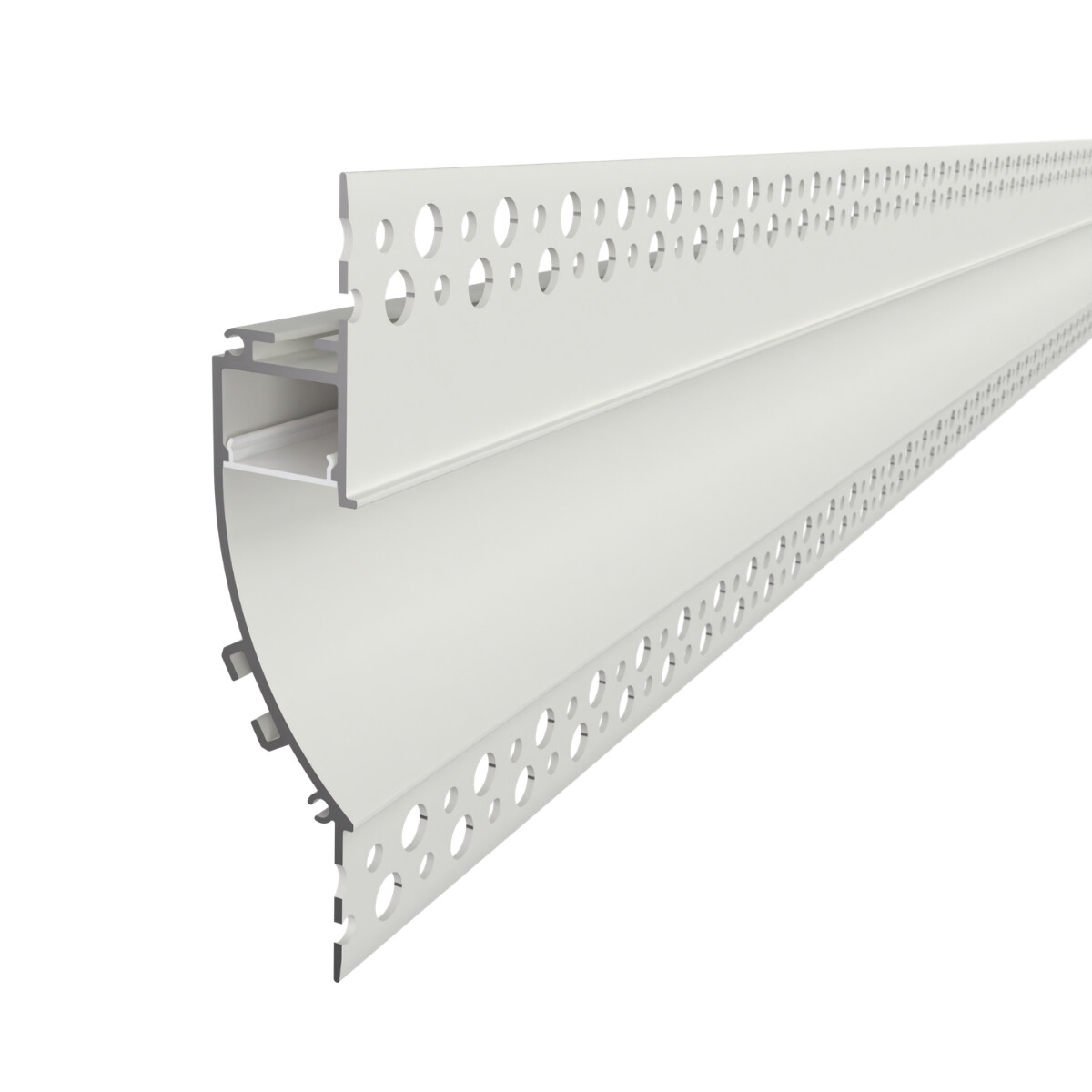 LED Solution Vstavaný profil do SDK pre LED pásiky V42 biely Vyberte variantu a dĺžku: Profil bez difúzora 2m LP319W