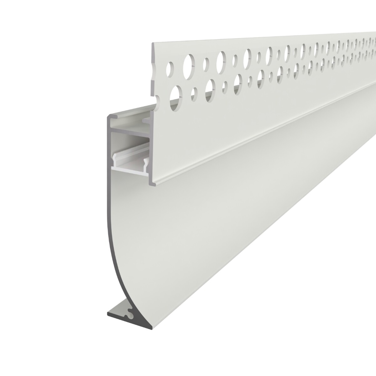 LED Solution Vstavaný profil do SDK pre LED pásiky V44 biely Vyberte variantu a dĺžku: Profil bez difúzora 2m LP410W