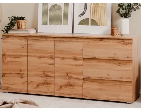 Široká komoda so zásuvkami Image 179 cm, medový dub%