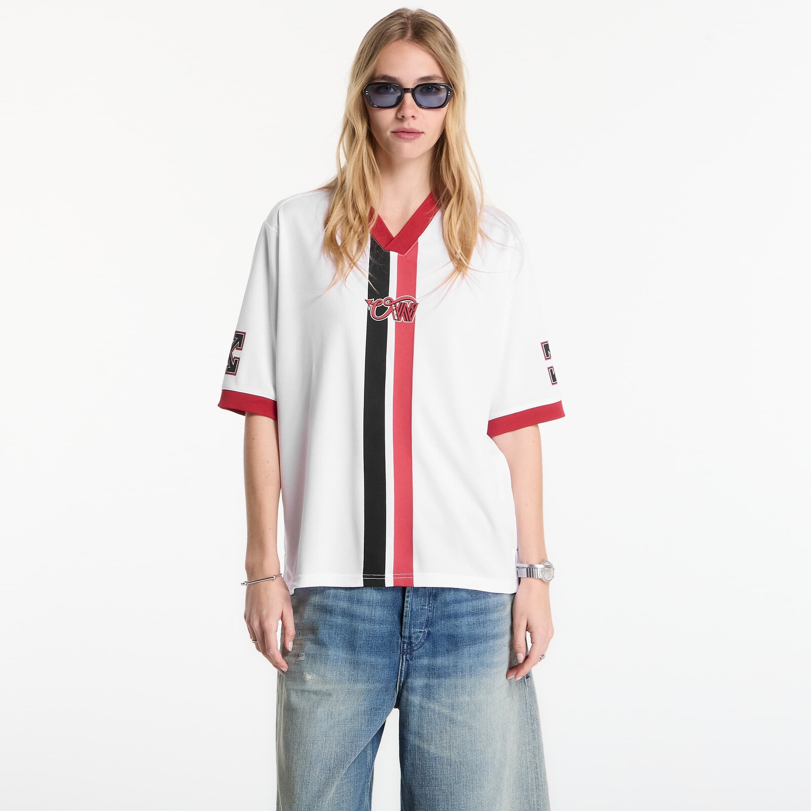 Tričko Off-White x AC Milan Arrow Tech Tee White/ White L