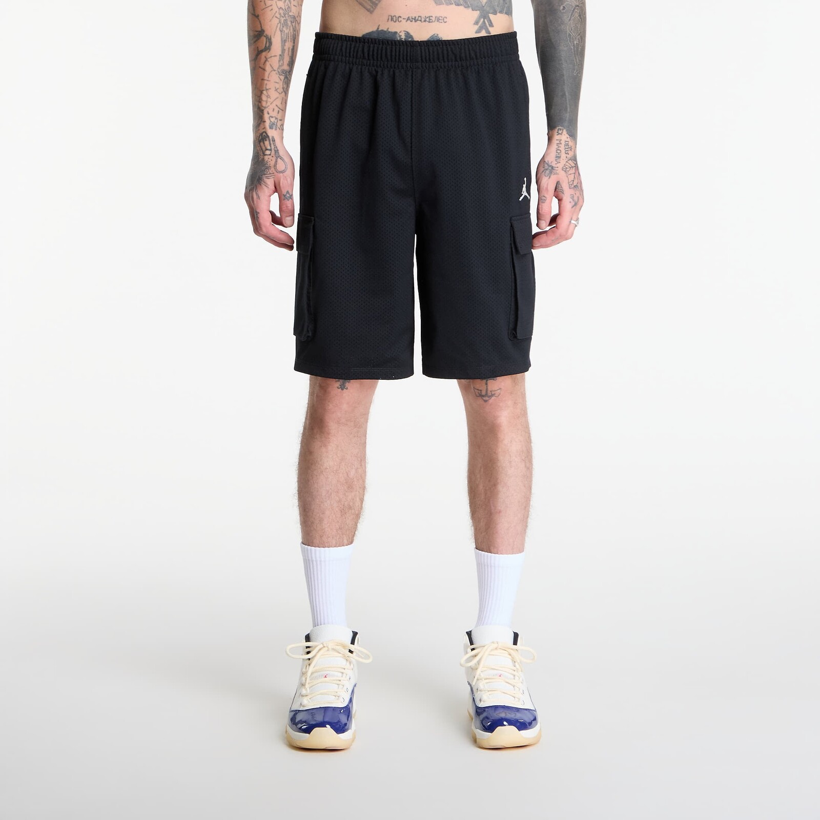 Šortky Jordan Brooklyn Men's Festival Cargo Shorts Black/ Pale Ivory M