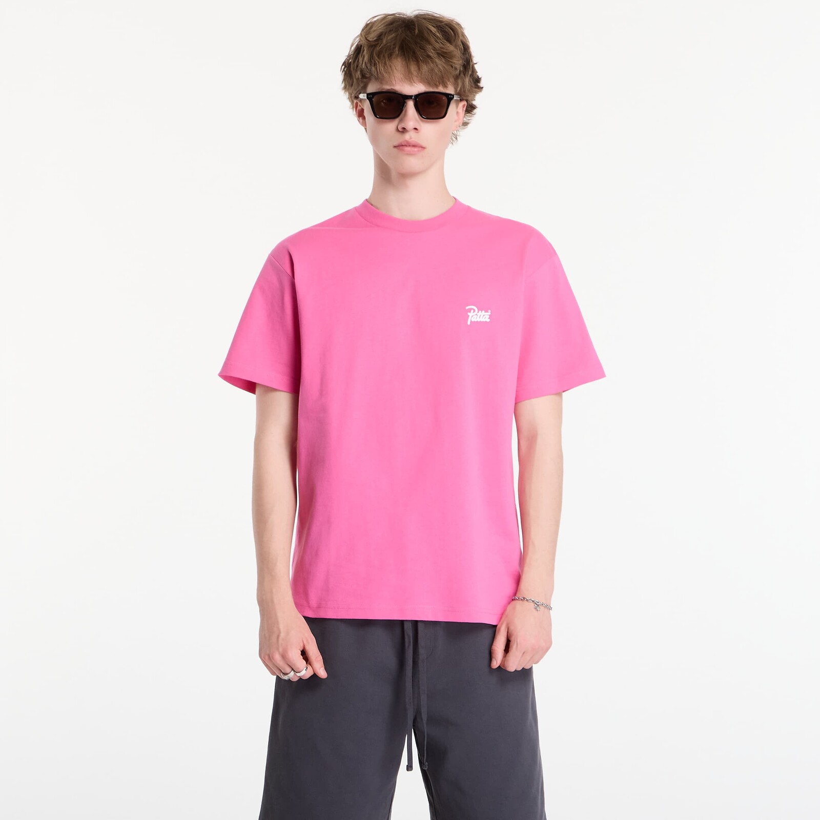 Tričko Patta Protect Yourself T-Shirt UNISEX Ibis Rose XL