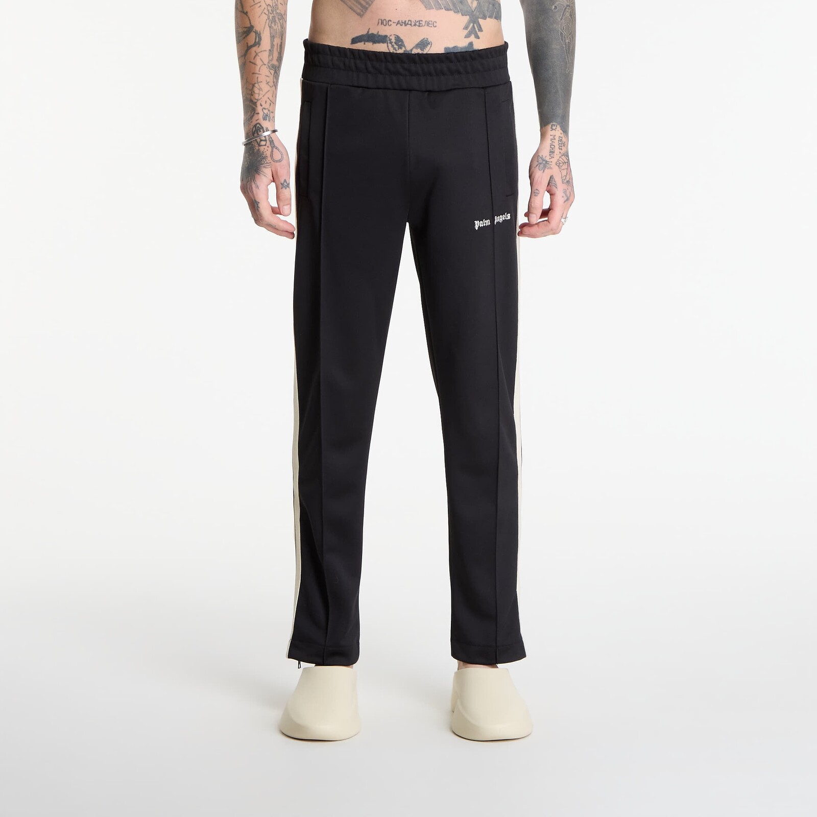 Tepláky Palm Angels Classic Logo Track Pants Black/ Off White XL