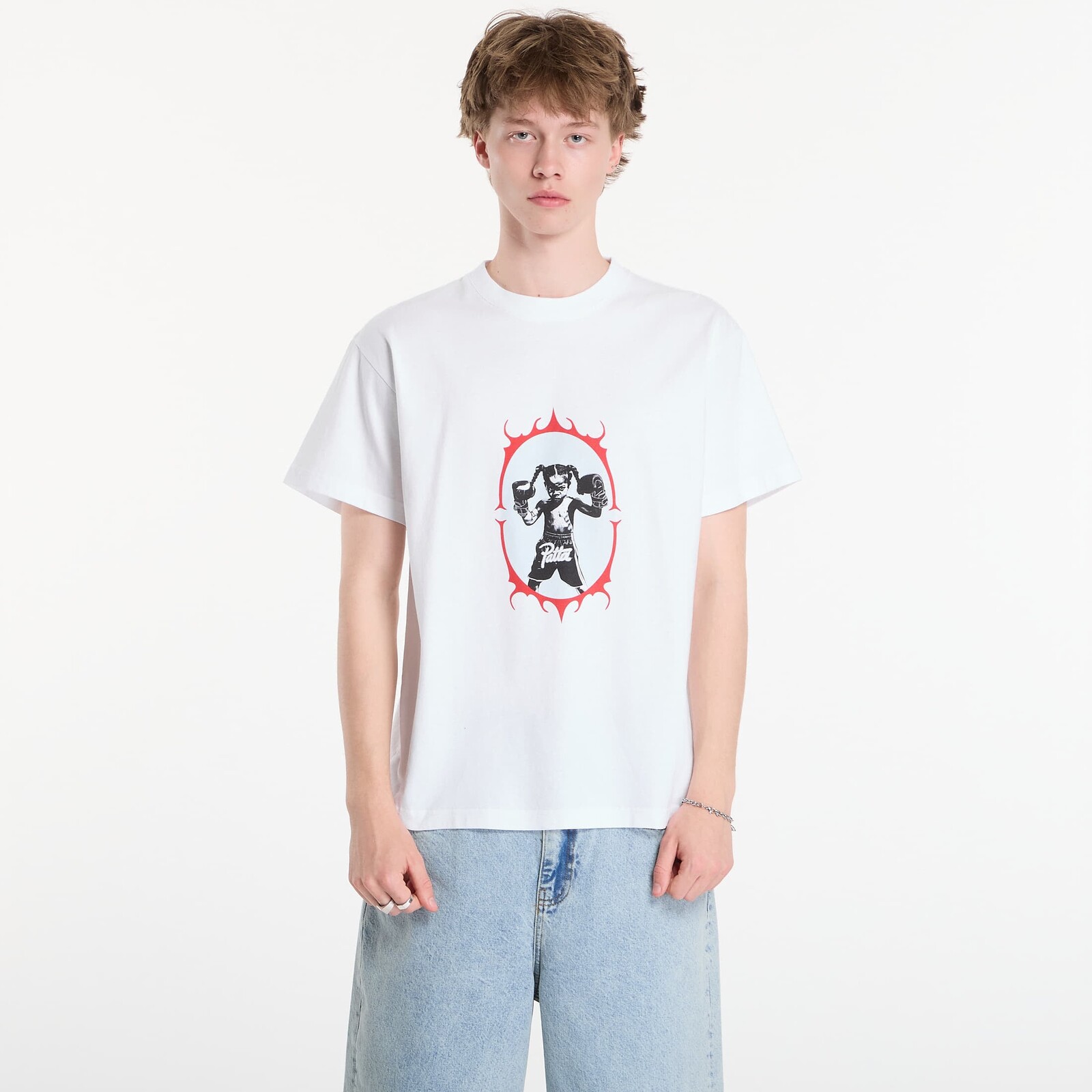 Tričko Patta Boxing T-Shirt UNISEX White XXL