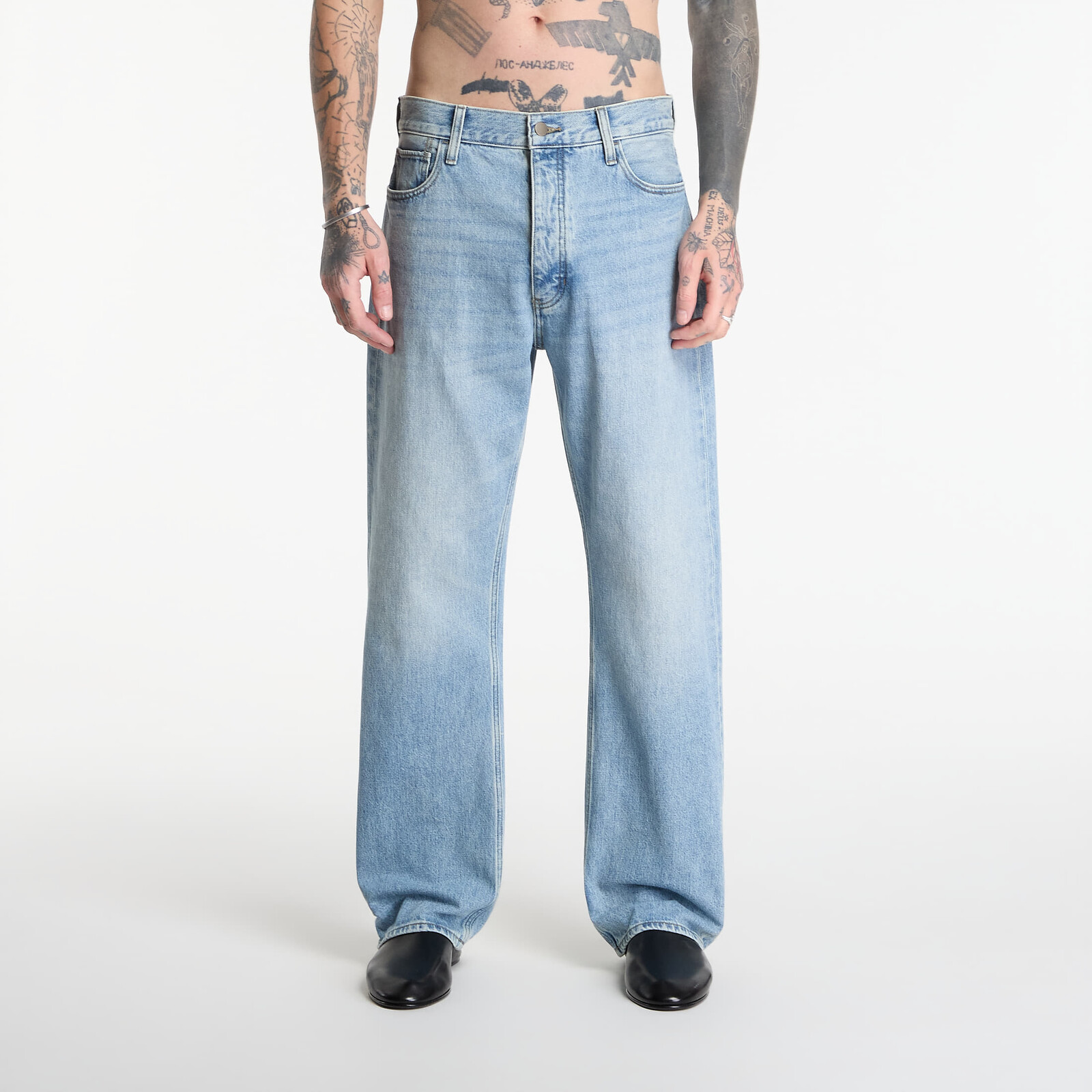 Džínsy Fear of God Essentials Denim 5-Pocket Jeans Classic Blue 34