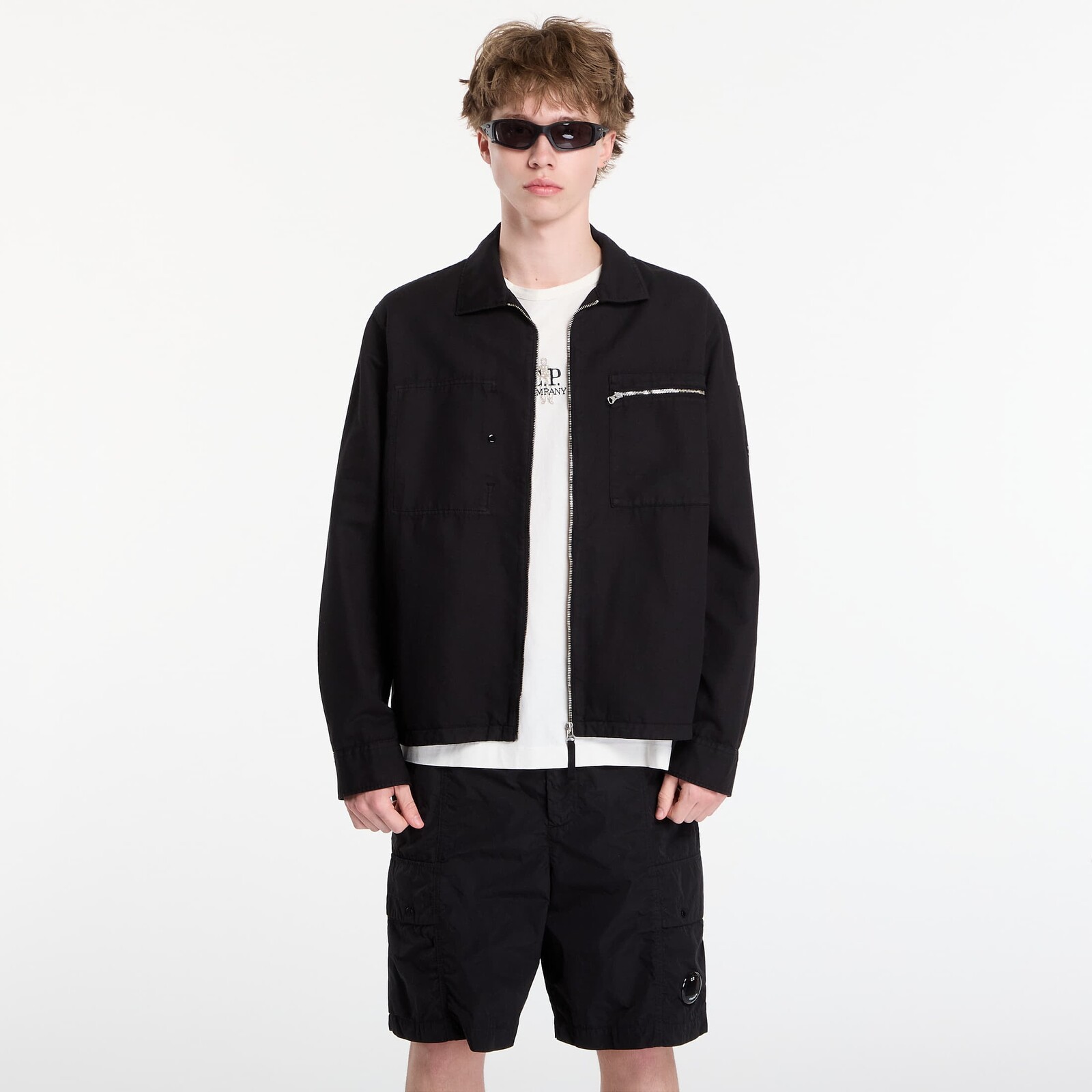 Košeľa C.P. Company Overshirt Black M