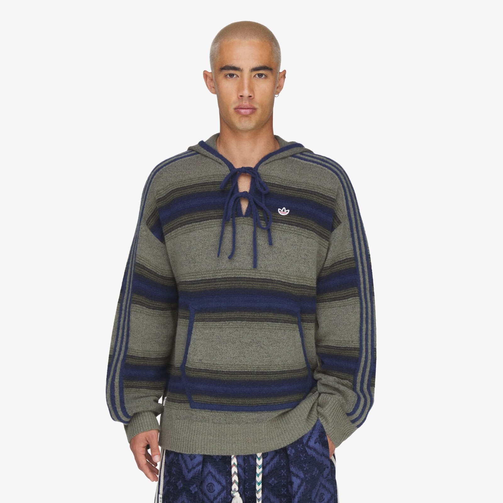 Bunda adidas x Clot Baja Jacket By Edison Chen UNISEX Trace Khaki/ Tech Indigo M