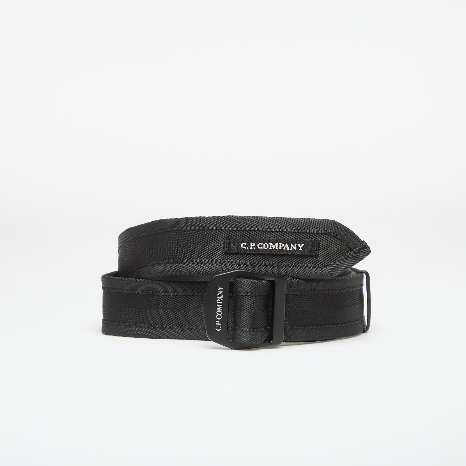 Opasok C.P. Company Herringbone Tape Belt Black 90