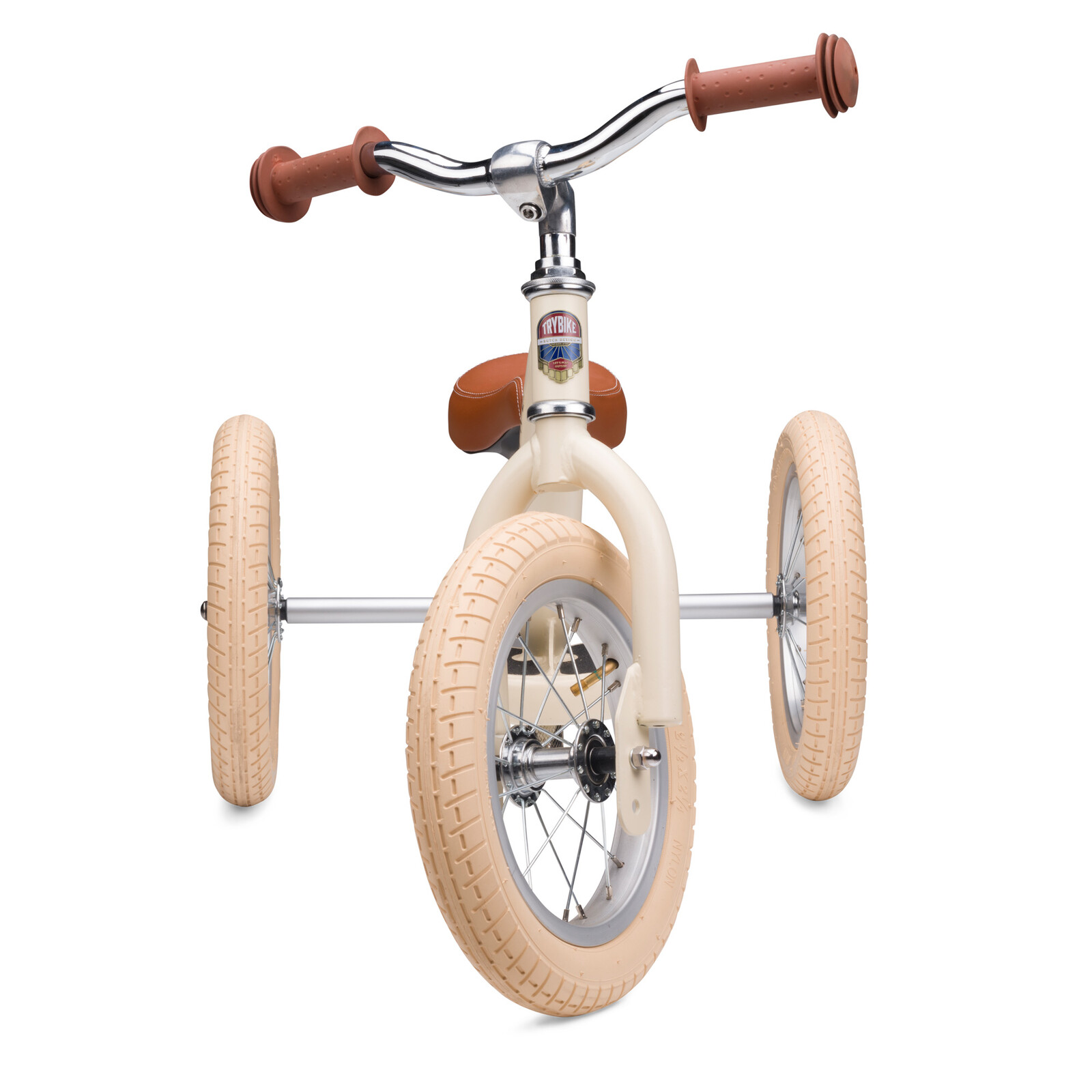 Co & CO BV Trojkolka/ odrážadlo Trybike Steel matná krémová