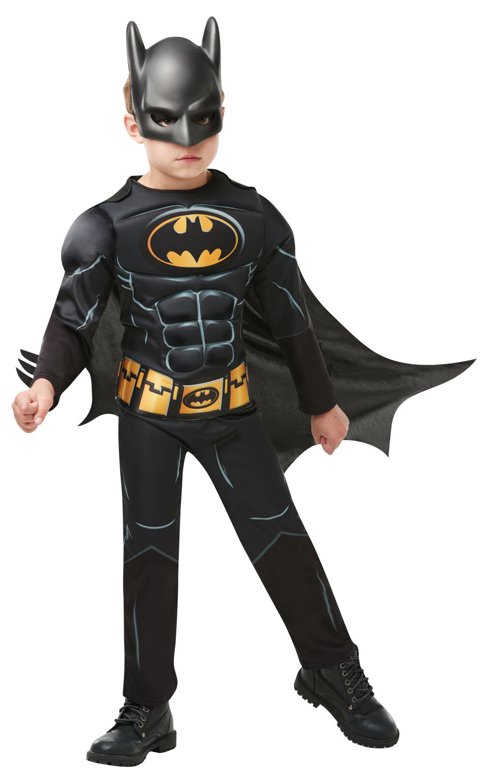 Rubies Detský kostým - BATMAN BLACK CORE Veľkosť - deti: XXS: 104 cm