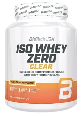 Biotechusa iso whey zero clear 500 g - peach ice tea