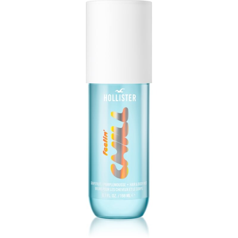 Hollister Feelin' Chill parfumovaná hmla na telo a vlasy pre ženy Grapefruit 198 ml
