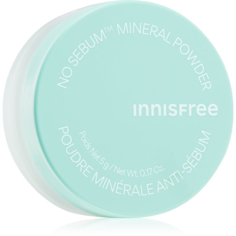 innisfree No Sebum Mineral Powder transparentný sypký púder so zmatňujúcim efektom 5 g