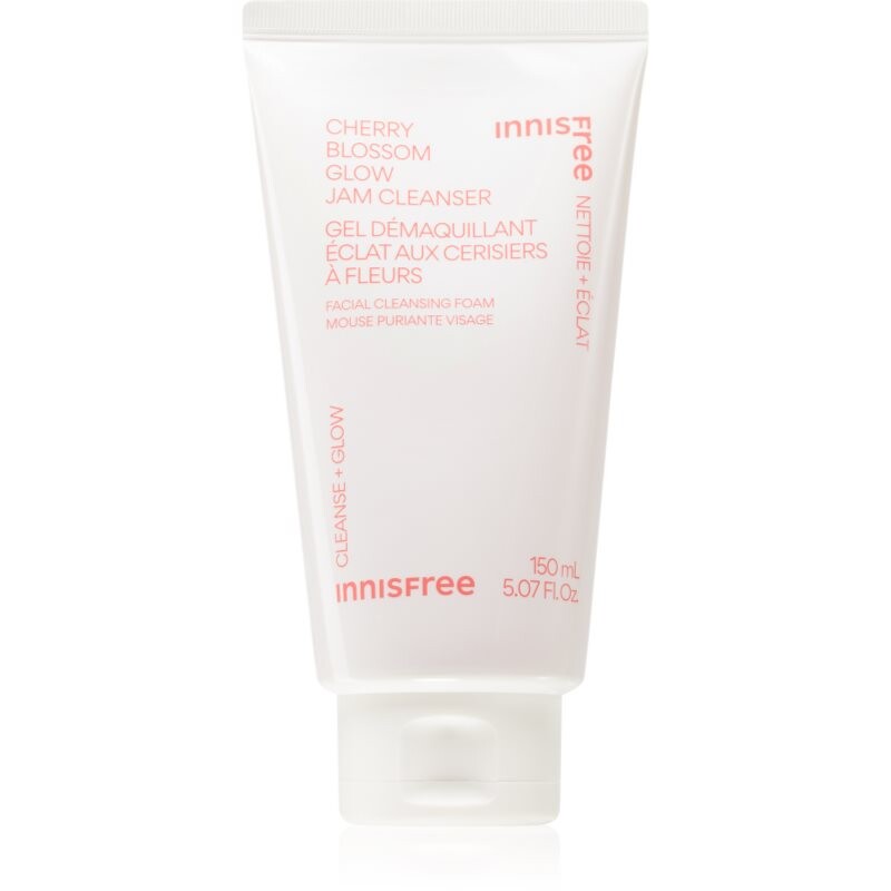 innisfree Cherry Blossom Glow Jam Cleanser hydratačný čistiaci gél pre rozjasnenie pleti 150 ml